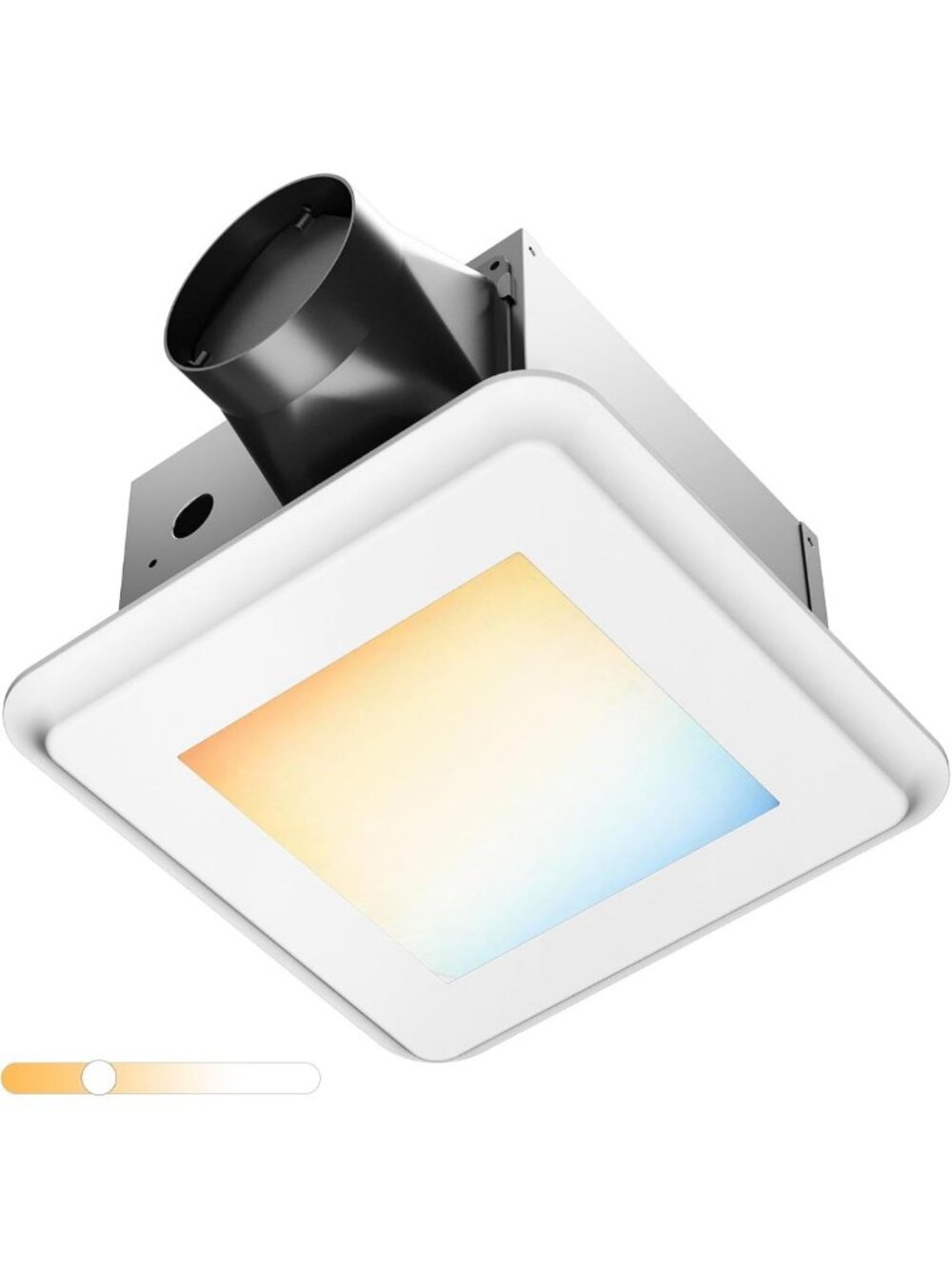 80 CFM Bathroom Exhaust Fan with Light, 1000LM Brightness, Quiet 0.9 Sones